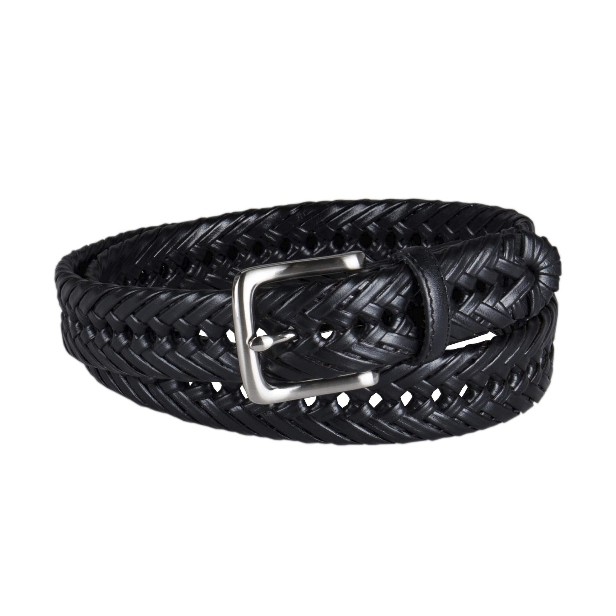 Foto 3 pulgar | Cinturón Trenzado Tommy Hilfiger Para Hombre Negro Talla 32 - Venta Internacional.