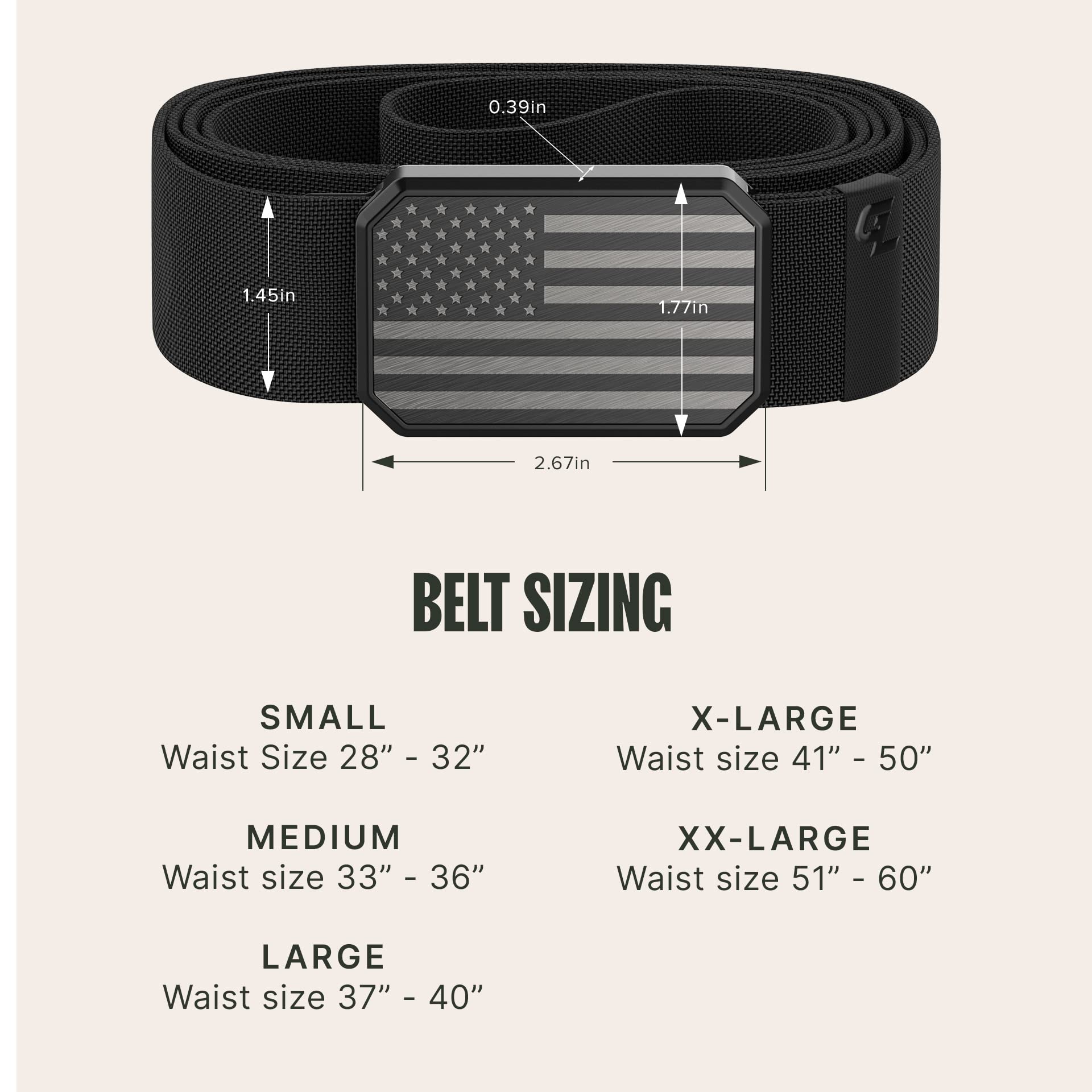 Foto 6 | Belt Groove Life Hero Groove Flag Negro/negro De Nailon Para Hombre L - Venta Internacional.
