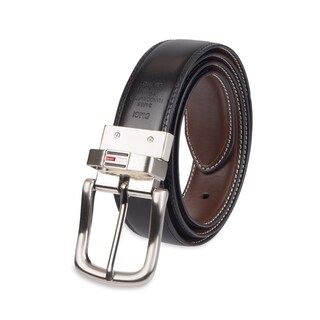 Foto 2 | Cinturón Tommy Hilfiger Reversible De Cuero Casual Para Hombre Marrón - Venta Internacional.