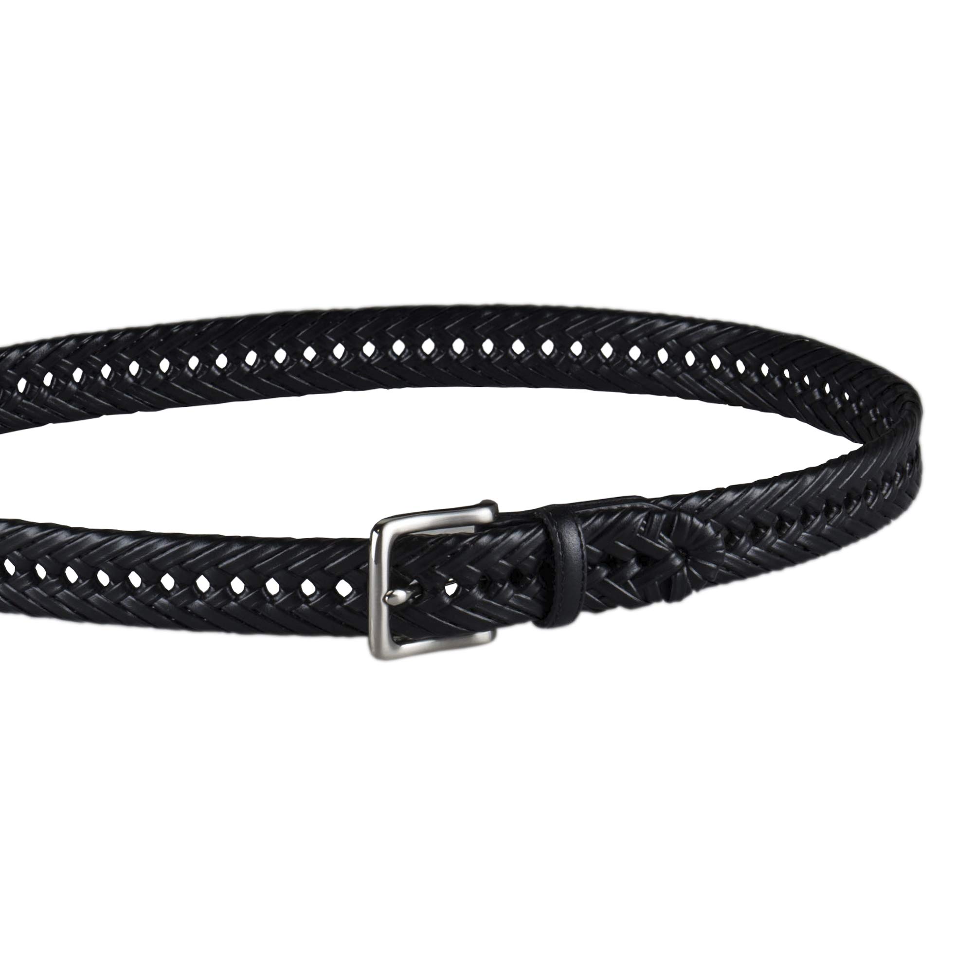 Foto 3 | Cinturón Trenzado Tommy Hilfiger Para Hombre Negro Talla 42 - Venta Internacional.