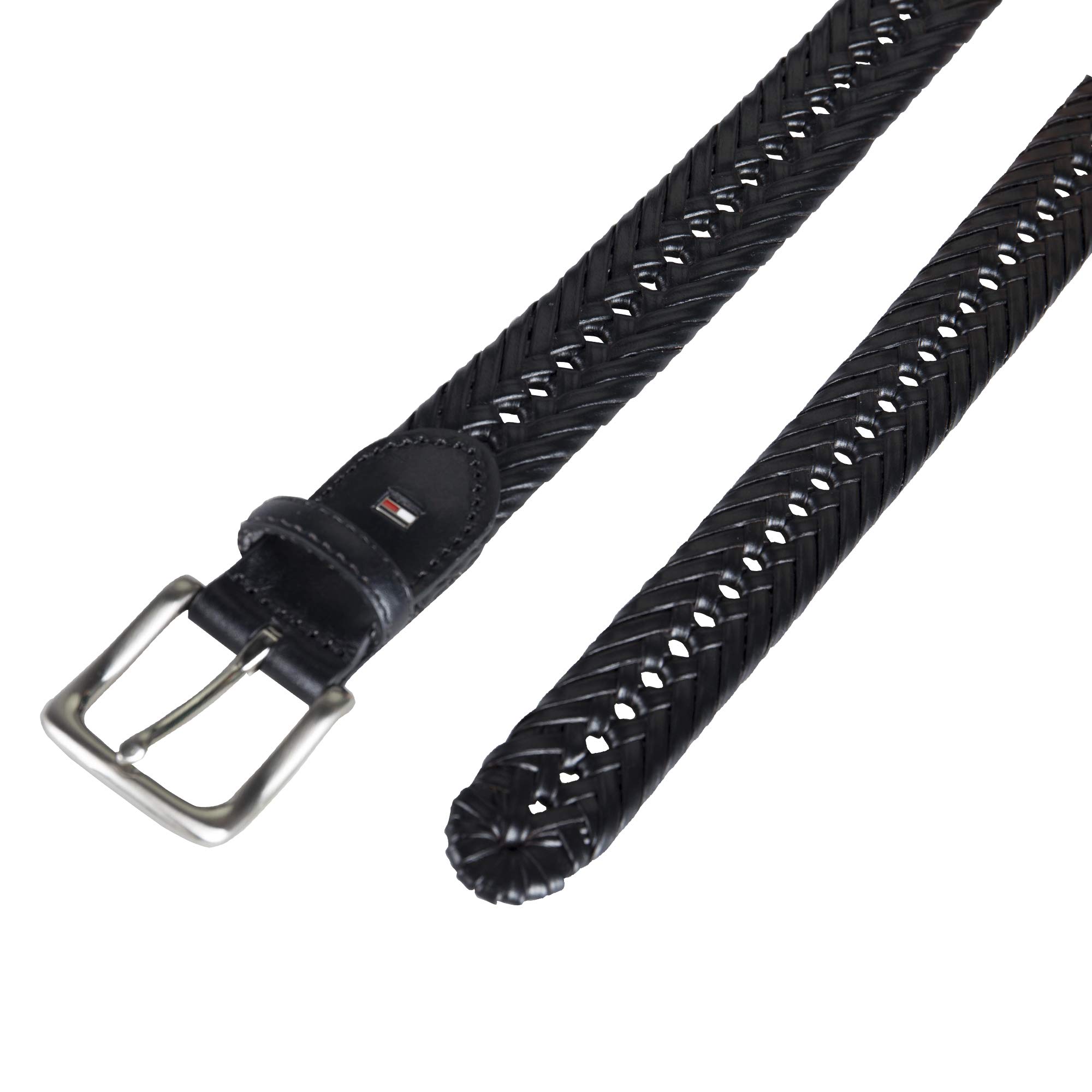 Foto 5 pulgar | Cinturón Trenzado Tommy Hilfiger Para Hombre Negro Talla 42 - Venta Internacional.