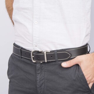 Foto 4 | Cinturón Tommy Hilfiger Reversible De Piel Casual Para Hombre Azul Marino - Venta Internacional.