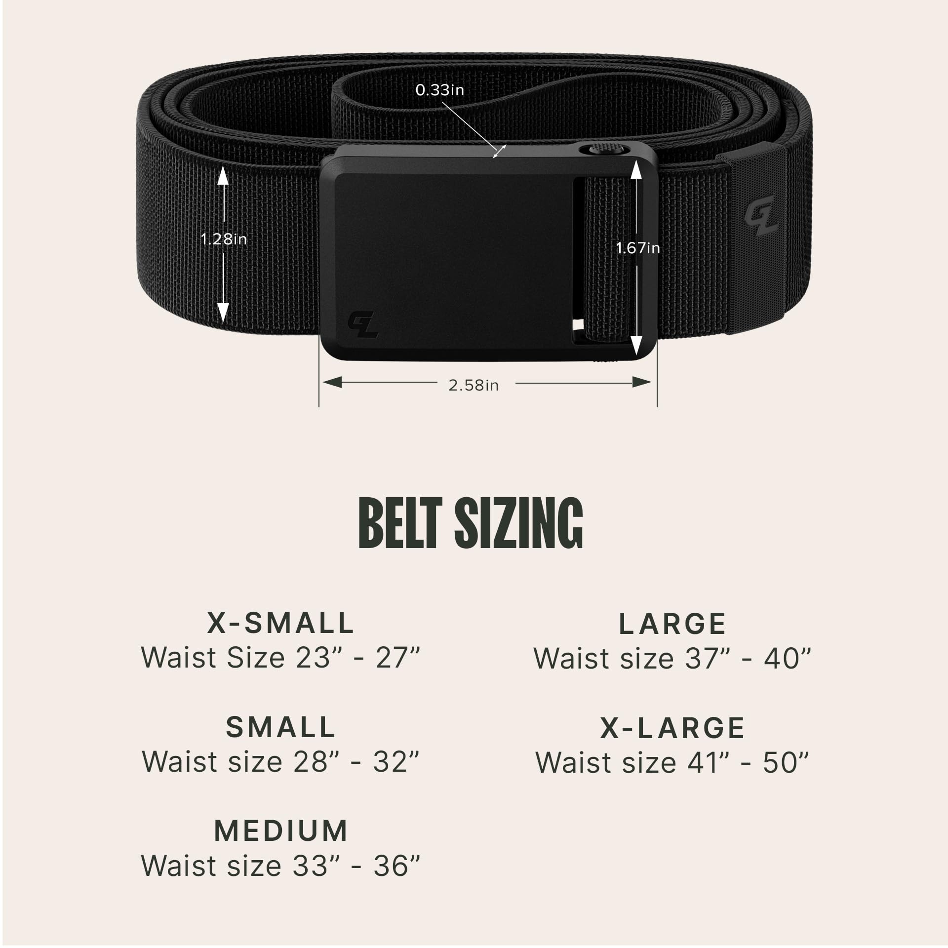 Foto 7 pulgar | Cinturón Belt Groove Life Groove Ultra Negro/negro Para Hombre - Venta Internacional.