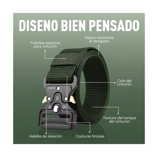 Foto 3 | 3pzs Cinturones Ajustables Eo Safe Imports Esi-19354 Verde