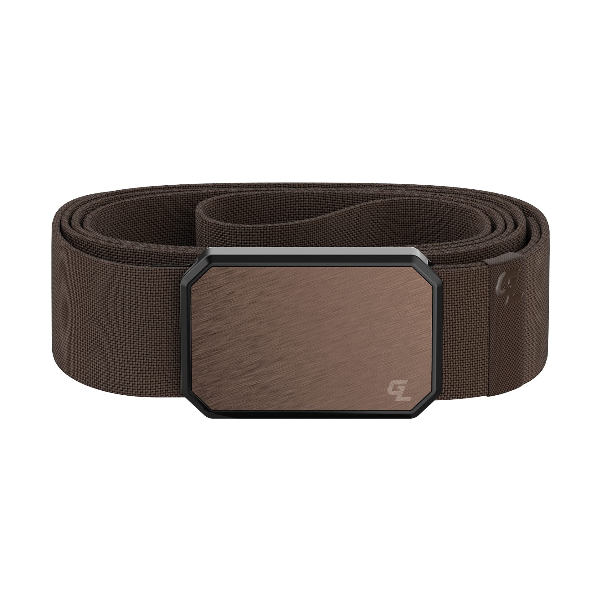 Cinturón Belt Groove Life Groove De Nailon Elástico Para Hombre, Color Bronce/marrón - Venta Internacional.