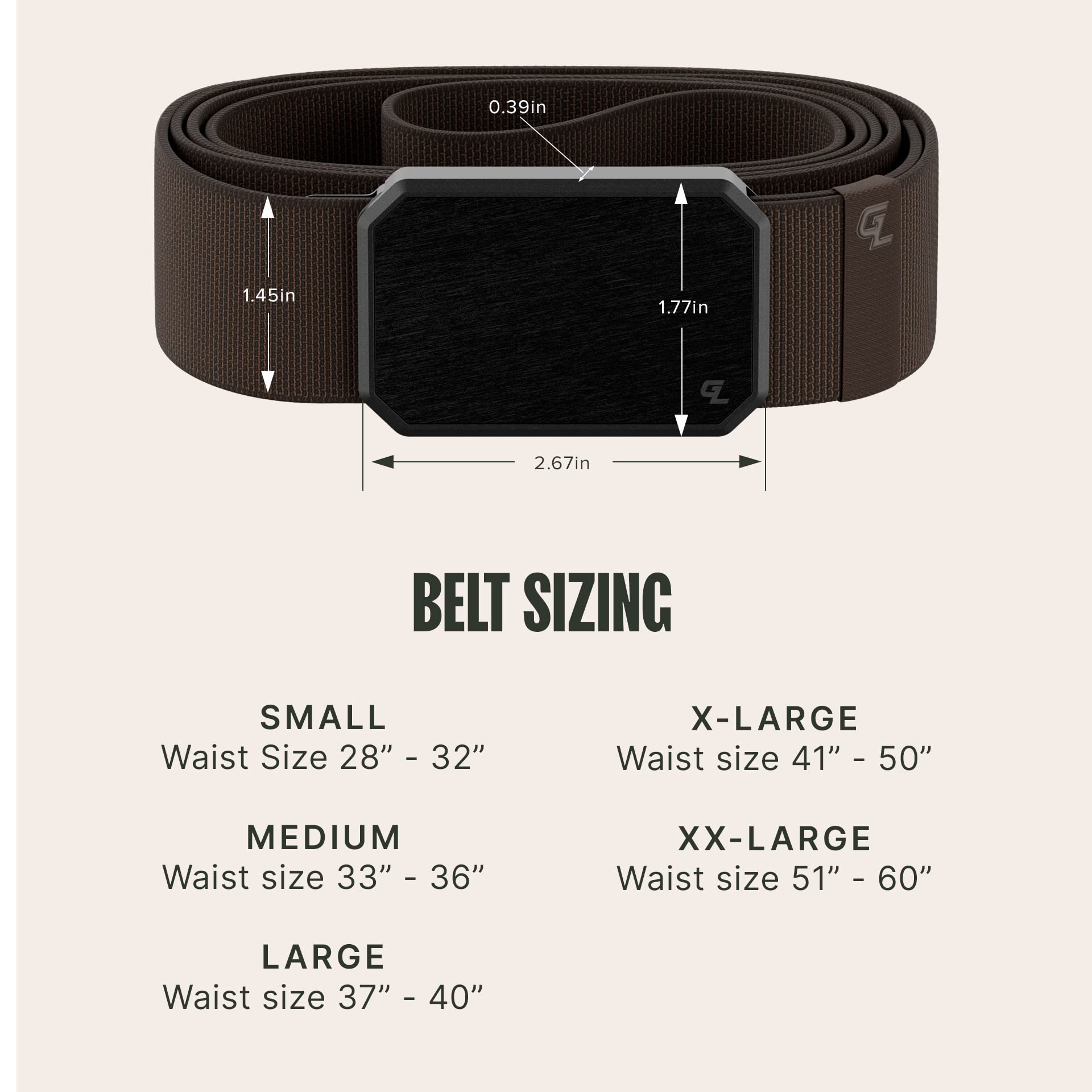 Foto 7 pulgar | Cinturón Belt Groove Life Groove Negro/marrón Para Hombre - Venta Internacional.