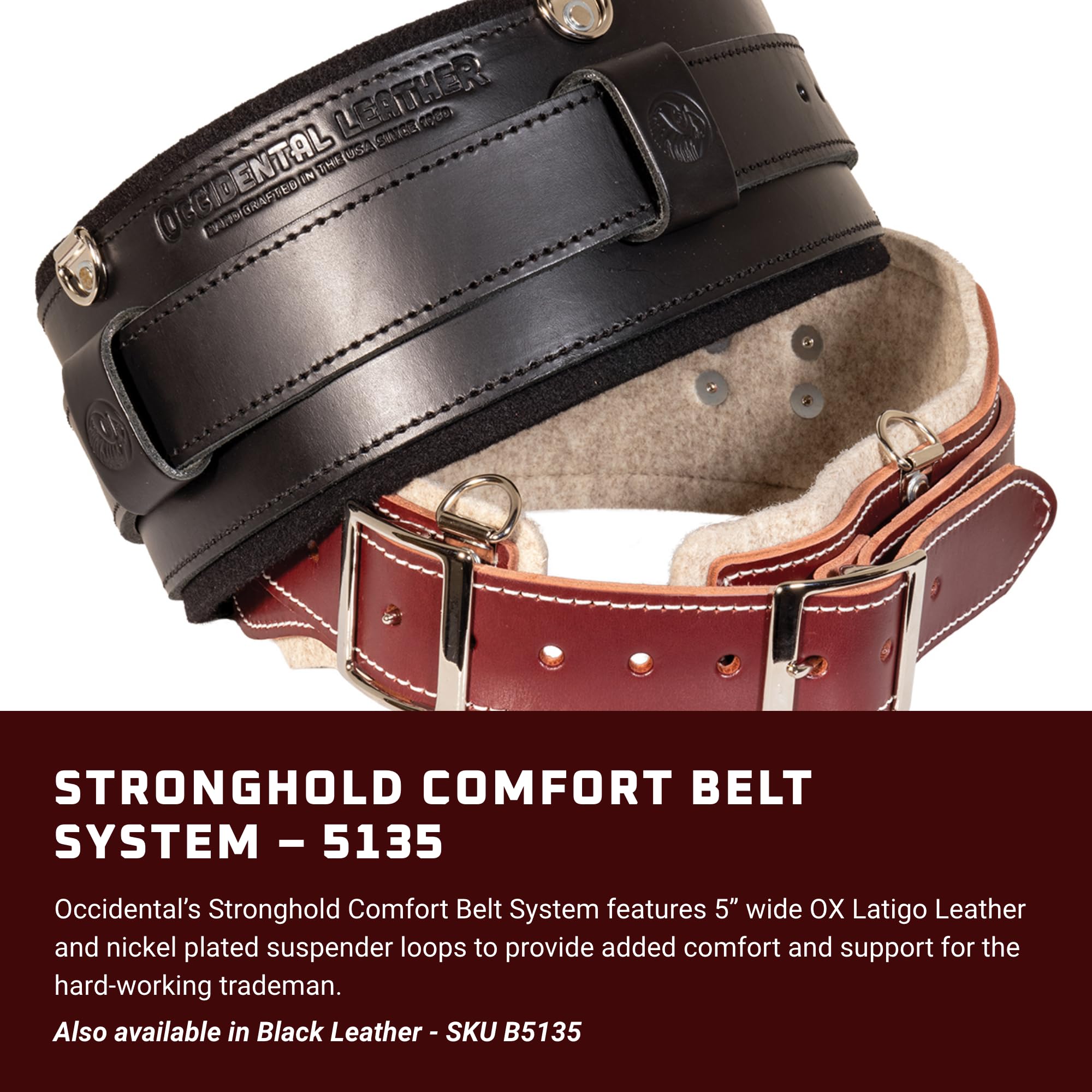 Foto 3 pulgar | Sistema De Cinturón Comfort Occidental Leather Stronghold Small - Venta Internacional.
