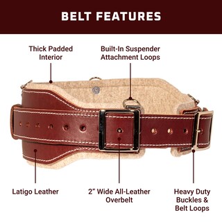 Foto 3 | Sistema De Cinturón Comfort Occidental Leather Stronghold Small - Venta Internacional.
