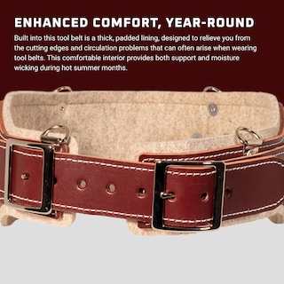 Foto 4 | Sistema De Cinturón Comfort Occidental Leather Stronghold Small - Venta Internacional.