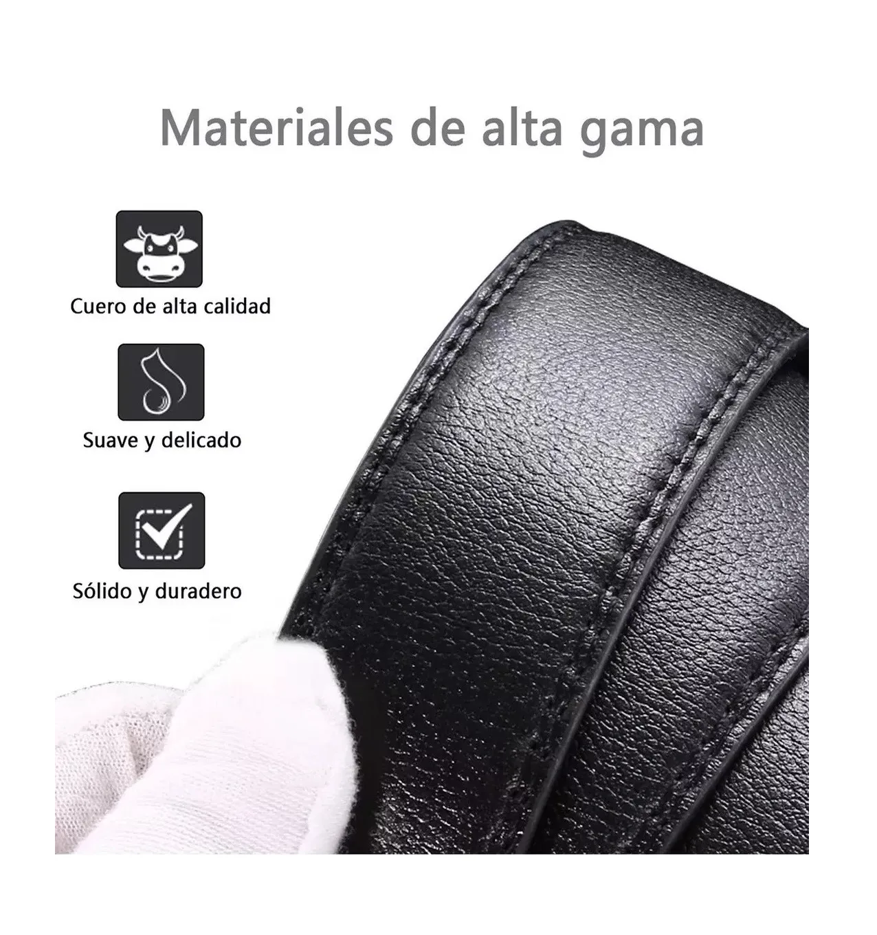 Foto 2 | Cinturón para Hombre Lab.G Negro