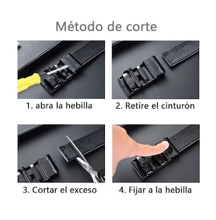 Foto 4 | Cinturón para Hombre Lab.G Negro