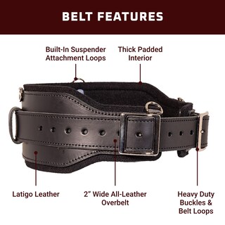 Foto 3 | Sistema De Cinturón Comfort Occidental Leather Stronghold Black S - Venta Internacional.