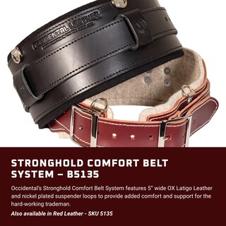 Foto 2 | Sistema De Cinturón Comfort Occidental Leather Stronghold Black M - Venta Internacional.