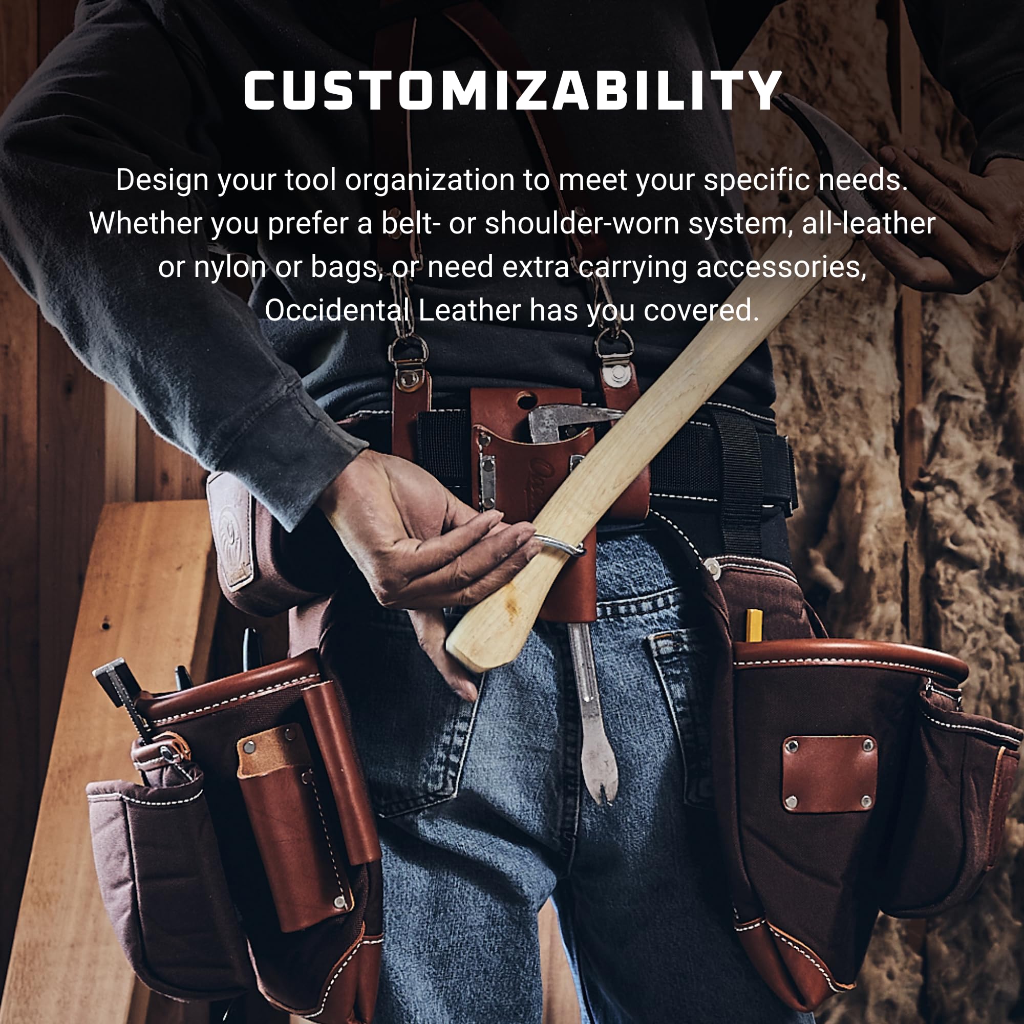 Foto 5 | Sistema De Cinturón Comfort Occidental Leather Stronghold Black M - Venta Internacional.