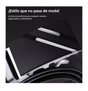 Foto 3 | Cinto para Hombre Cuero Pu 2 Piezas