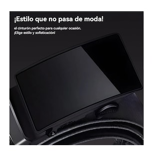 Foto 2 | Cinto para Hombre Cuero Pu 2 Piezas