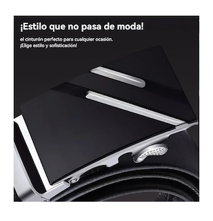 Foto 3 | Cinto para Hombre Cuero Pu 2 Piezas