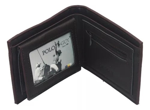 Foto 5 pulgar | Cartera Billetera Lujo Caballero Polo Guy