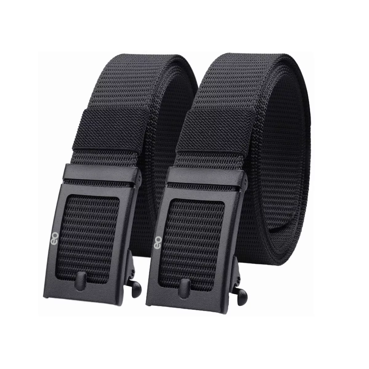 Foto 2 pulgar | Cinturones Tácticos De Nailon Ajustables 125cm 2pzs Eo Safe Imports Esi-6237-1 Negro