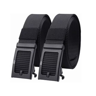 Foto 1 | Cinturones Tácticos De Nailon Ajustables 125cm 2pzs Eo Safe Imports Esi-6237-1 Negro