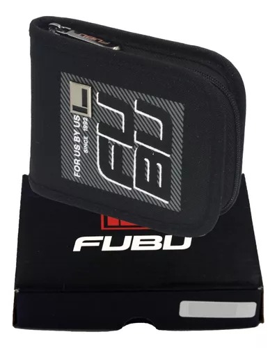 Foto 2 pulgar | Cartera Fubu Negra para Hombre