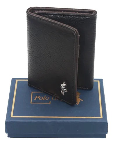Foto 2 pulgar | Cartera Billetera Caballero Trifold Polo Guy