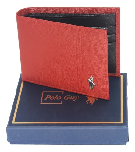 Cartera Billetera Lujo Caballero Polo Guy