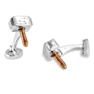 Foto 4 | Mancuernillas Puentes Denver color Plata Martillo De Thor Mjolnir en Caja de Regalo
