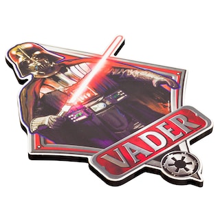 Foto 4 | Decoración Mural Plateada Buffalo Disney Star Wars Darth Vader 4 - Venta Internacional.