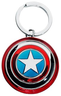 Foto 1 | Llavero Marvel Captain America Shield Pewter - Venta Internacional.