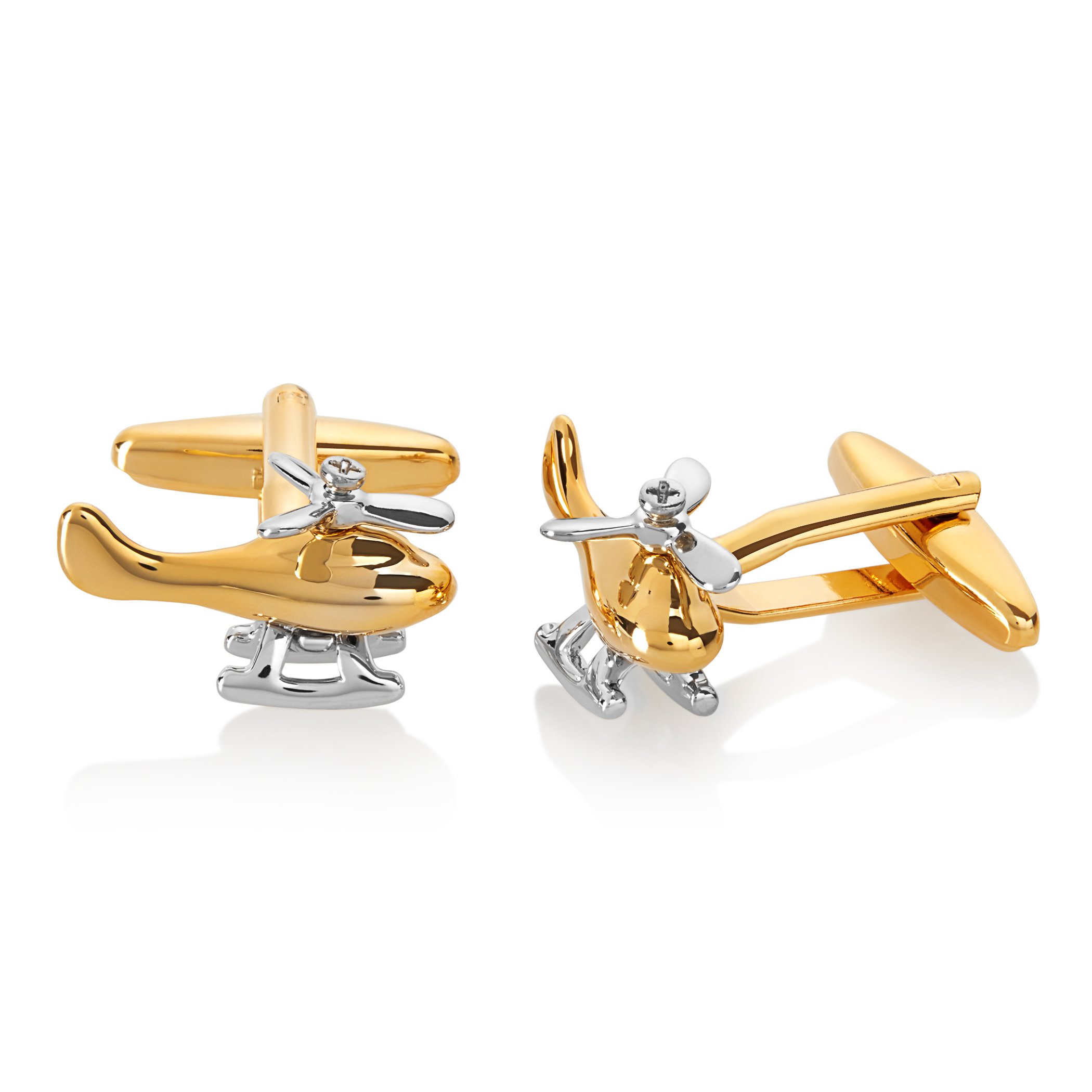 Foto 2 pulgar | Helicóptero Bicolor Cuff Links West Coast Jewelry Para Hombre - Venta Internacional.