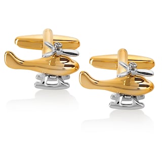 Foto 2 | Helicóptero Bicolor Cuff Links West Coast Jewelry Para Hombre - Venta Internacional.