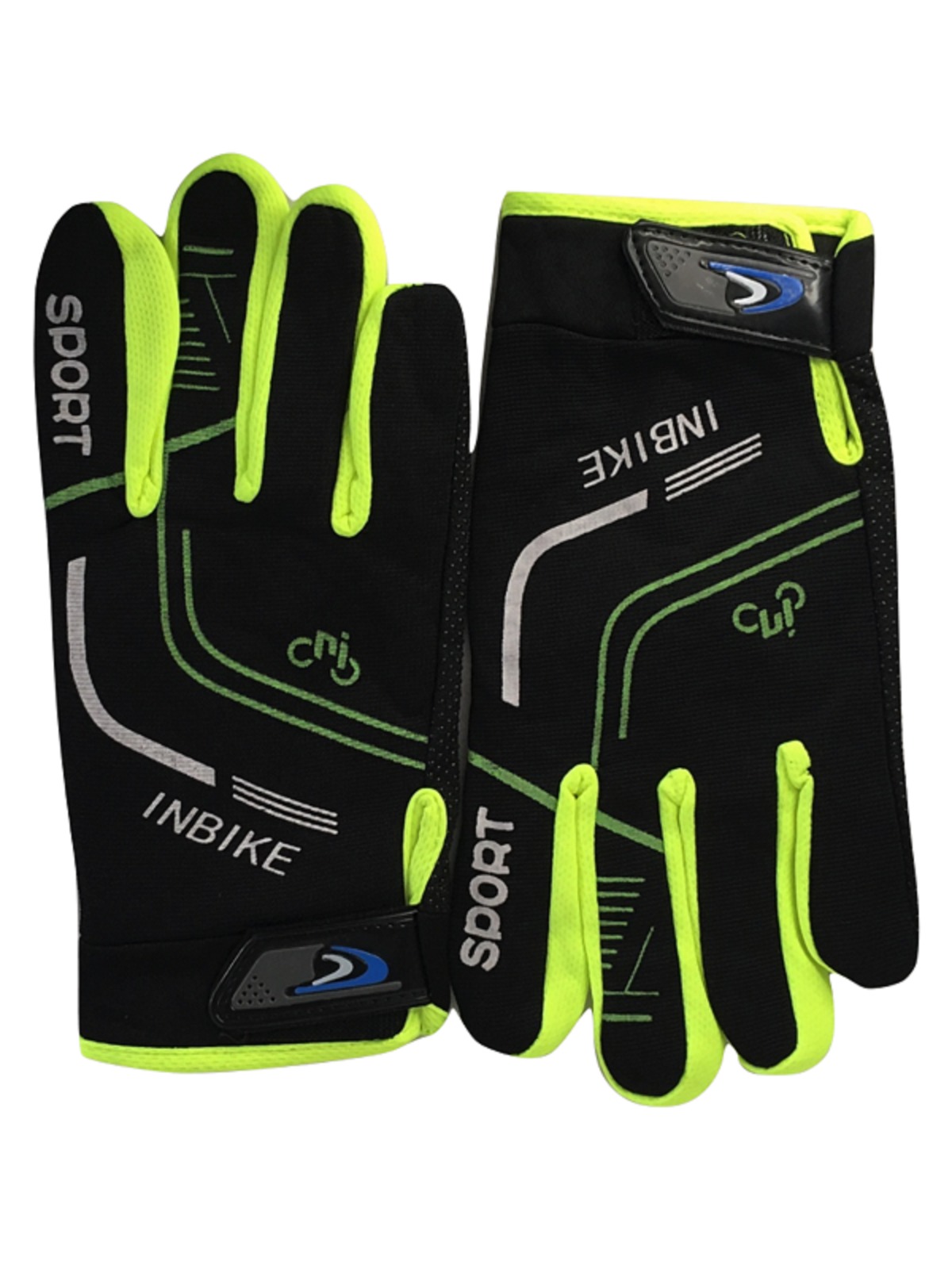 Guantes Sport Inbike de Motociclista Verde Neón