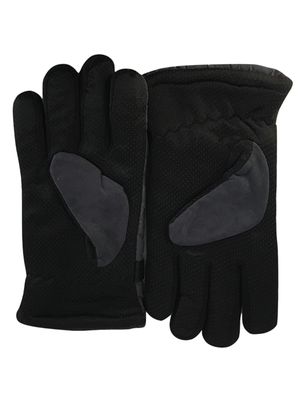 Foto 3 pulgar | Guantes de Caballero para Invierno Sport Gamuza Gris