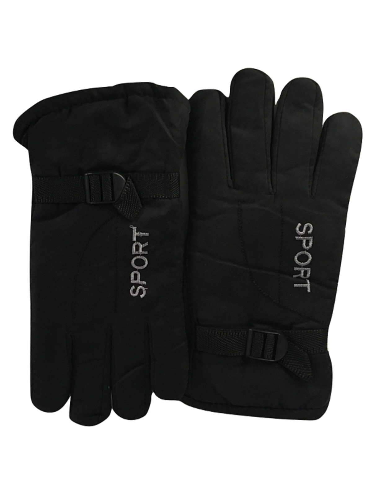 Foto 1 | Guantes para Invierno Sport Gamuza Negro para Caballero