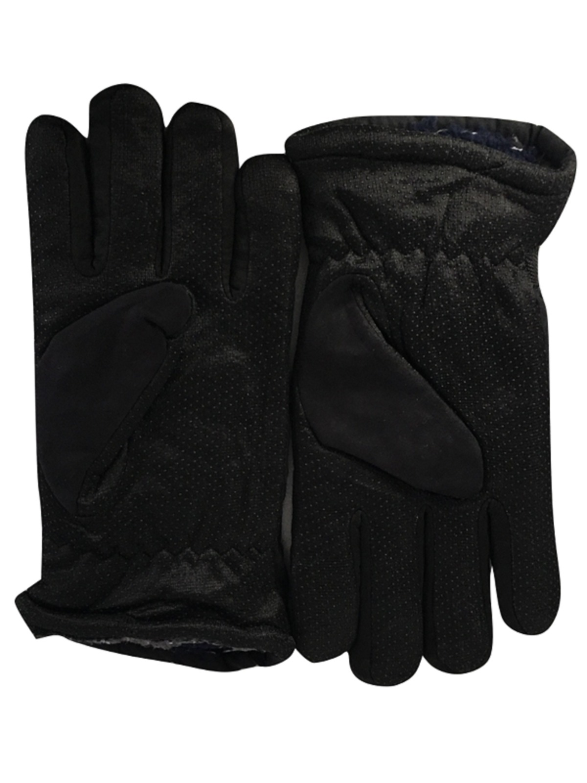 Foto 2 | Guantes para Invierno Sport Gamuza Negro para Caballero