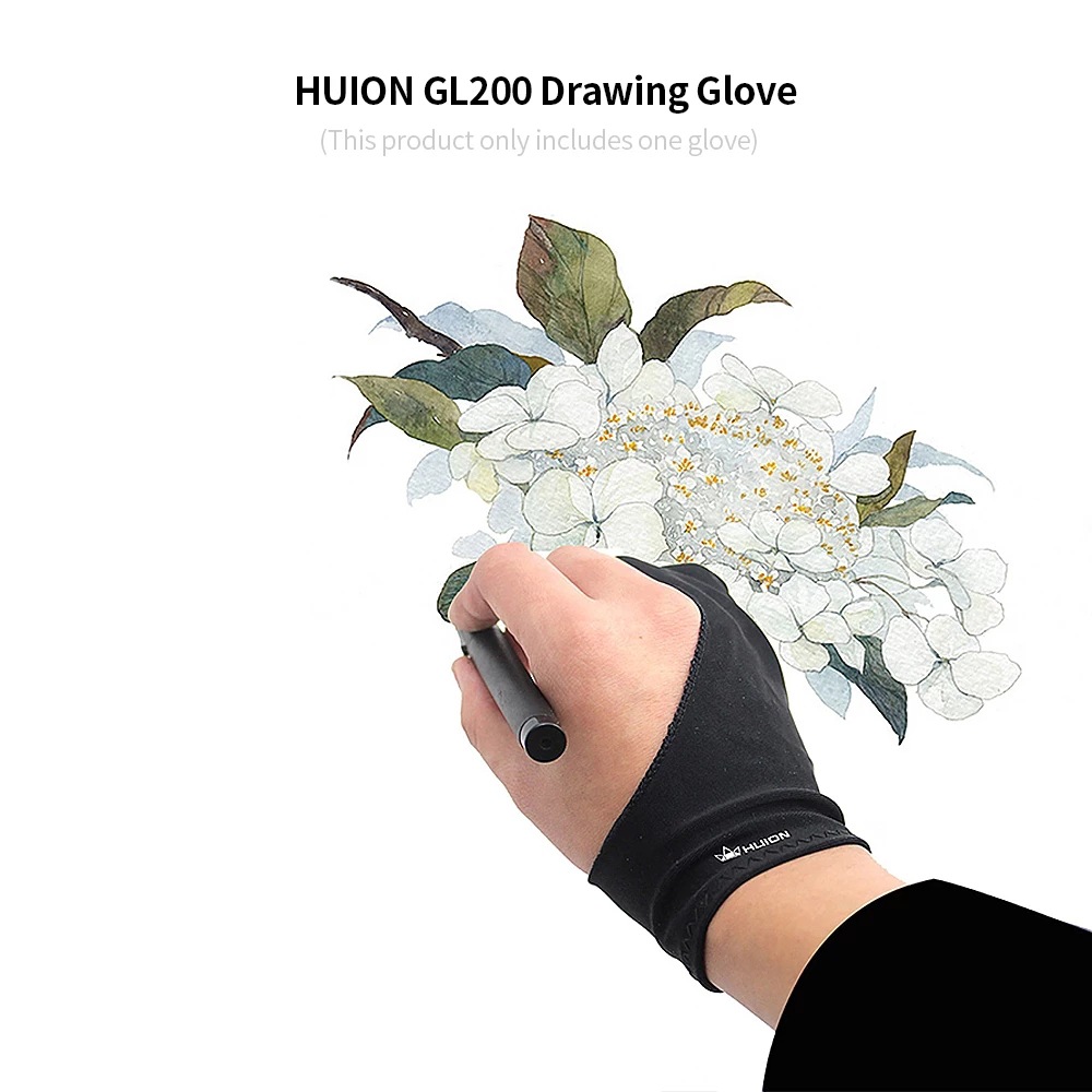 Foto 5 pulgar | Venta Internacional-Guantes de Dos Dedos Huion Gl200 color Negro