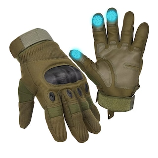 Foto 1 | Guantes Tácticos Eo Safe Imports Esi10674 Verdes Talla Xl para Motociclista