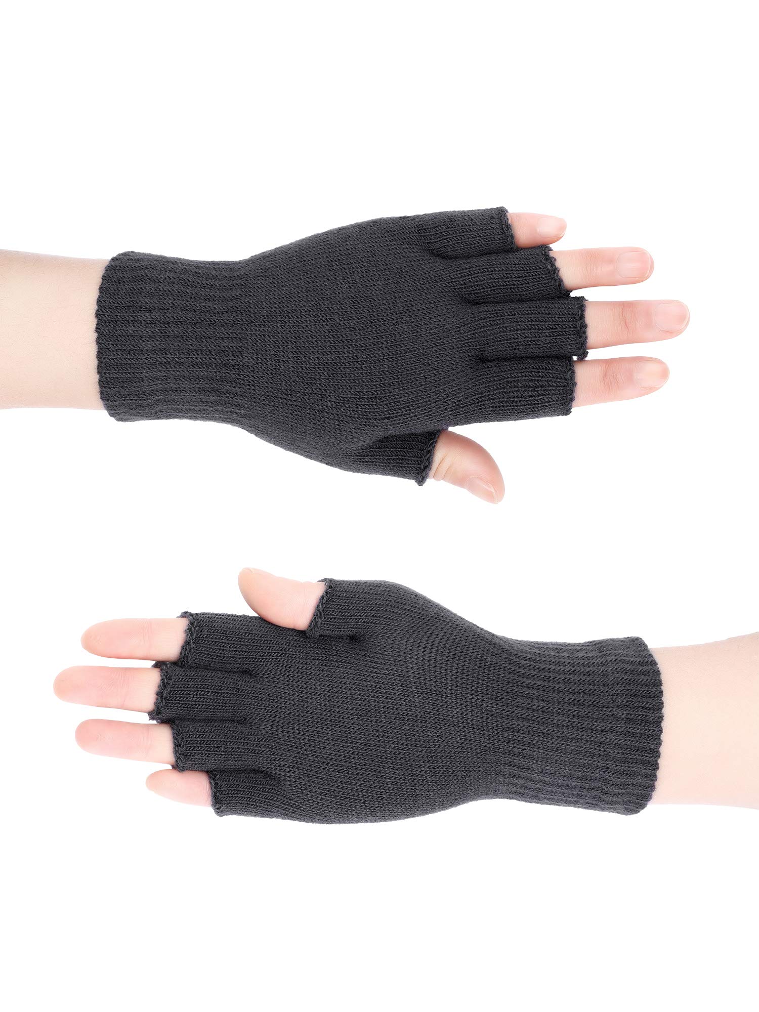 Foto 4 pulgar | Guantes Satinior de Punto Elástico para Invierno 2 Pares - Venta Internacional