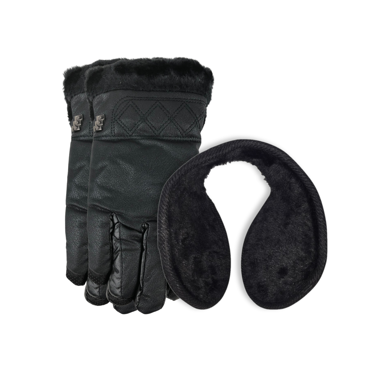 Foto 1 | Kit Guantes Y Orejera Para Invierno Valiz Color Negro