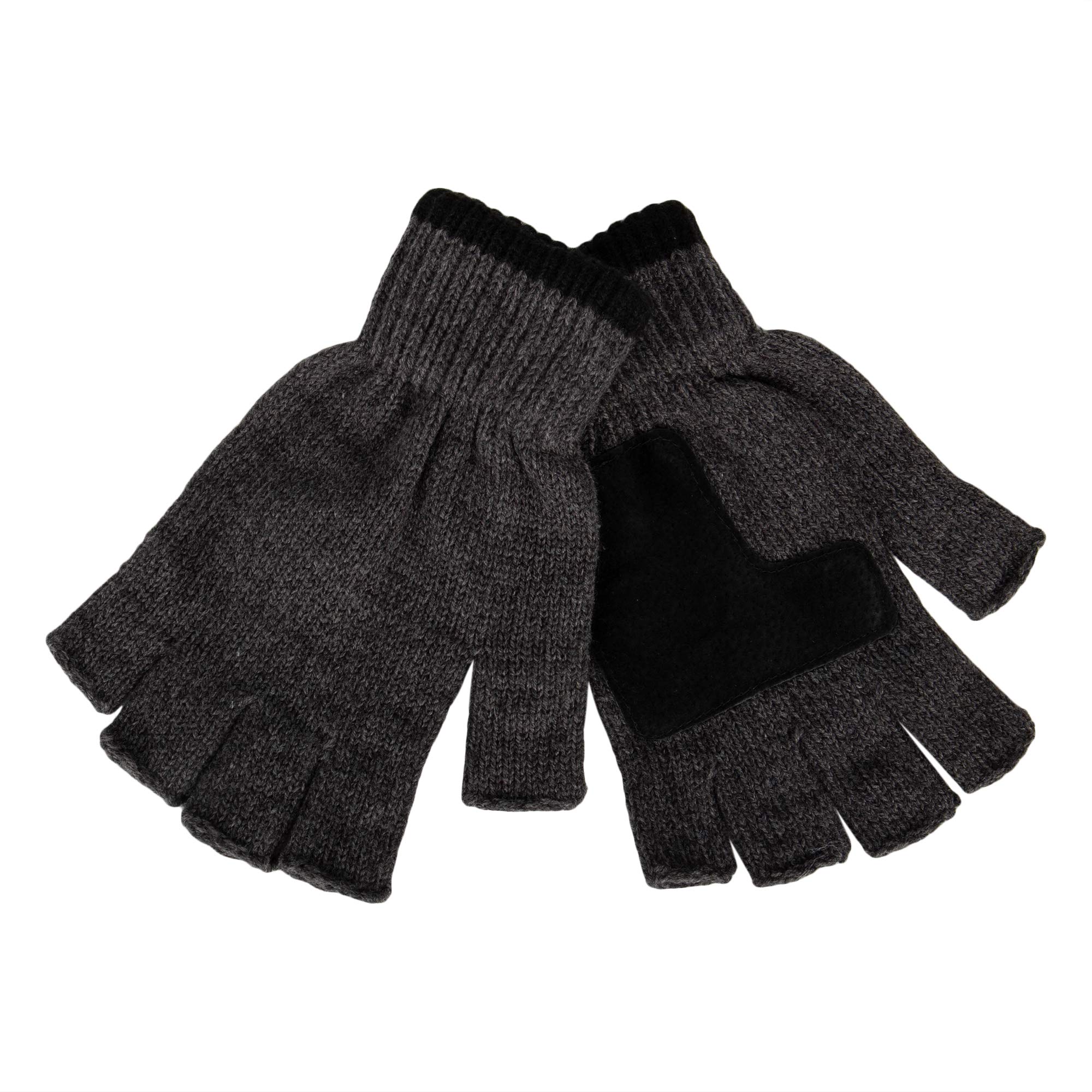 Foto 2 pulgar | Guantes De Punto Sin Dedos Levi's Marled Charcoal Para Hombre - Venta Internacional.