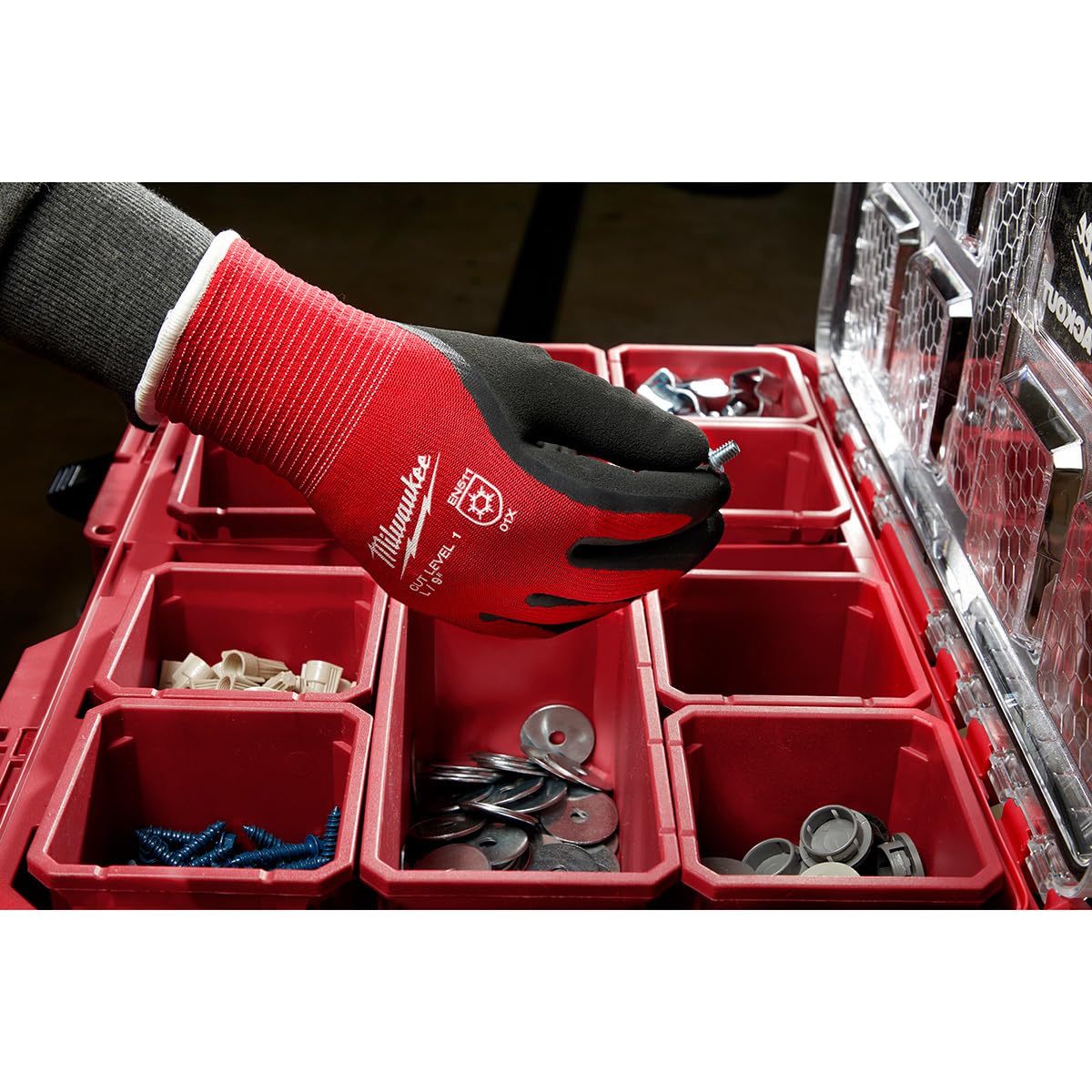 Foto 4 pulgar | Guantes Aislantes Milwaukee 48-22-8911, Corte Nivel 1, Talla M - Venta Internacional.