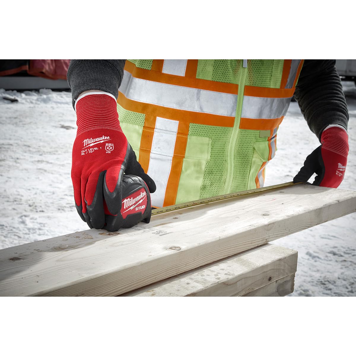 Foto 6 pulgar | Guantes Aislantes Milwaukee 48-22-8911, Corte Nivel 1, Talla M - Venta Internacional.