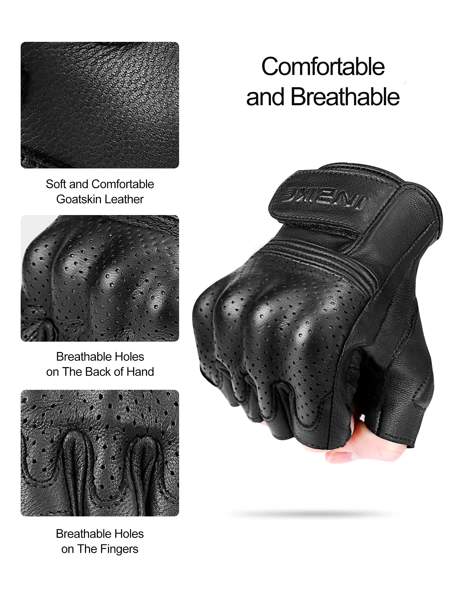 Foto 4 pulgar | Guantes De Moto Inbike Fingerless Summer Transpirables - Venta Internacional.