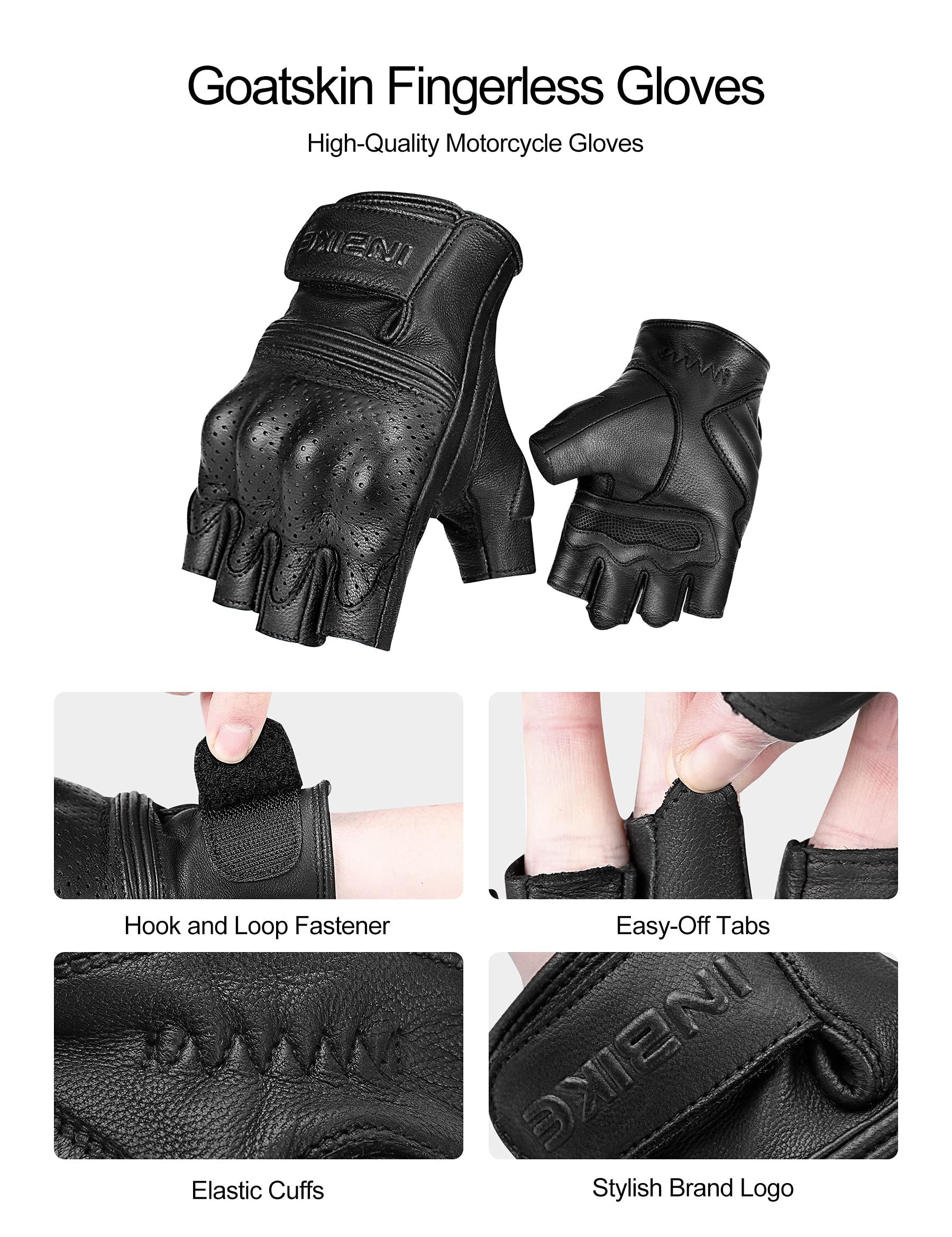 Foto 6 pulgar | Guantes De Moto Inbike Fingerless Summer Transpirables - Venta Internacional.