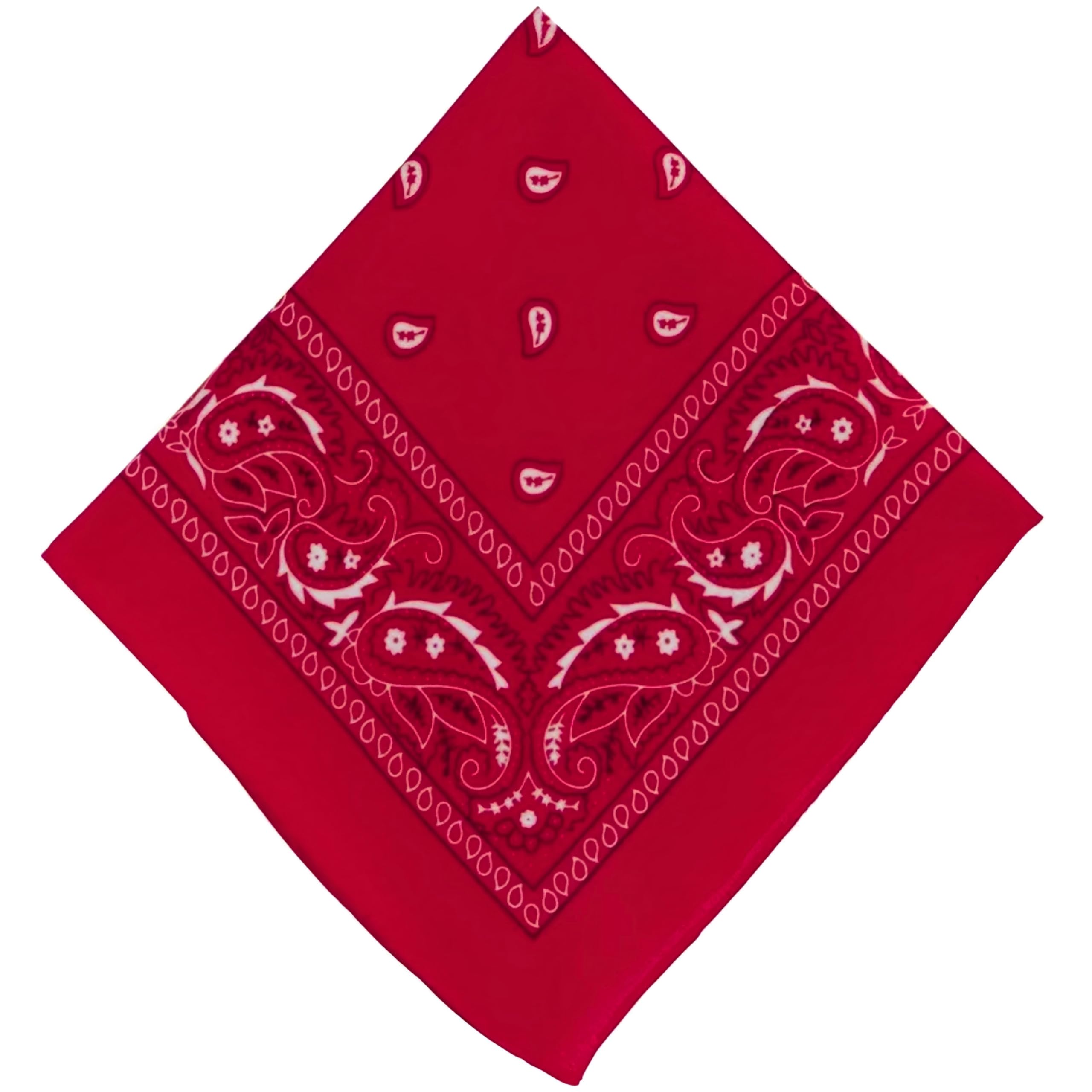 Foto 3 pulgar | Bandana Amscan Classic Red Paisley 20x20 Cm Para Exteriores - Venta Internacional.