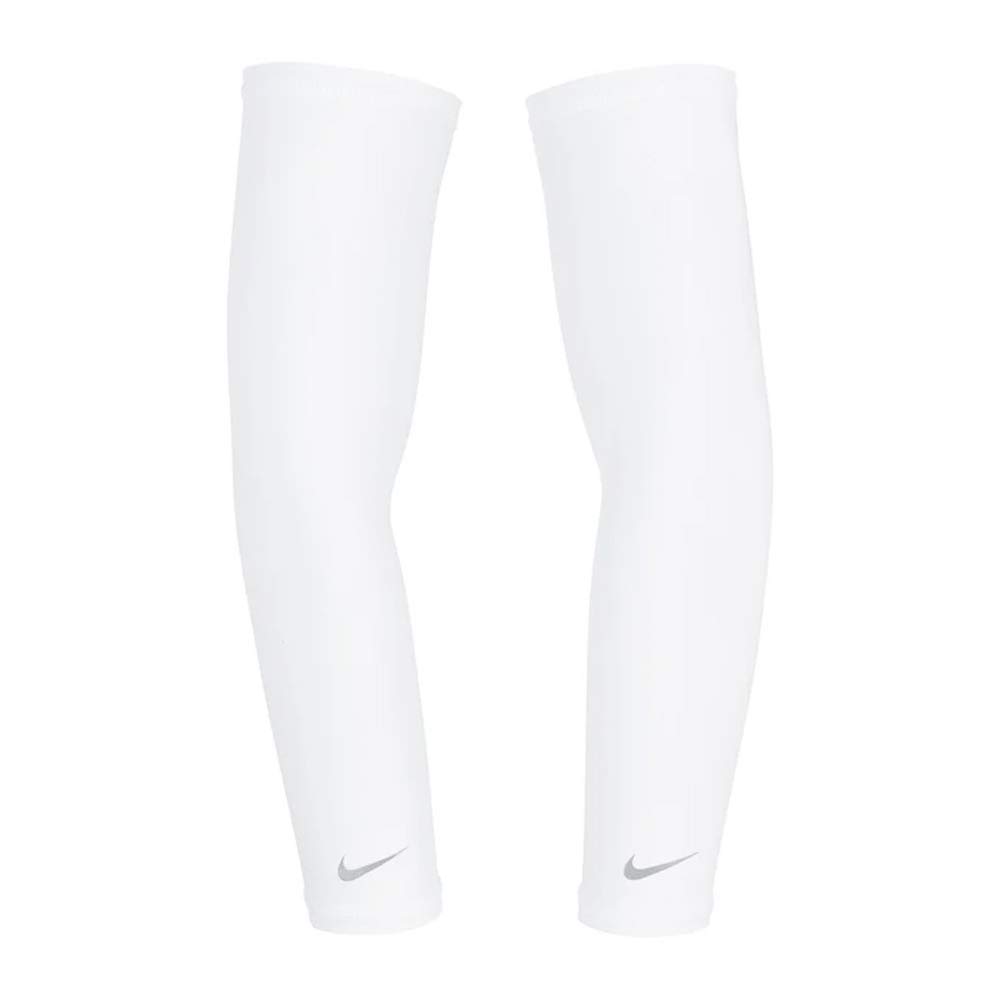 Mangas Para Correr Nike Lightweight S/m Blanco/plata - Venta Internacional.