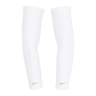Foto 1 | Mangas Para Correr Nike Lightweight S/m Blanco/plata - Venta Internacional.
