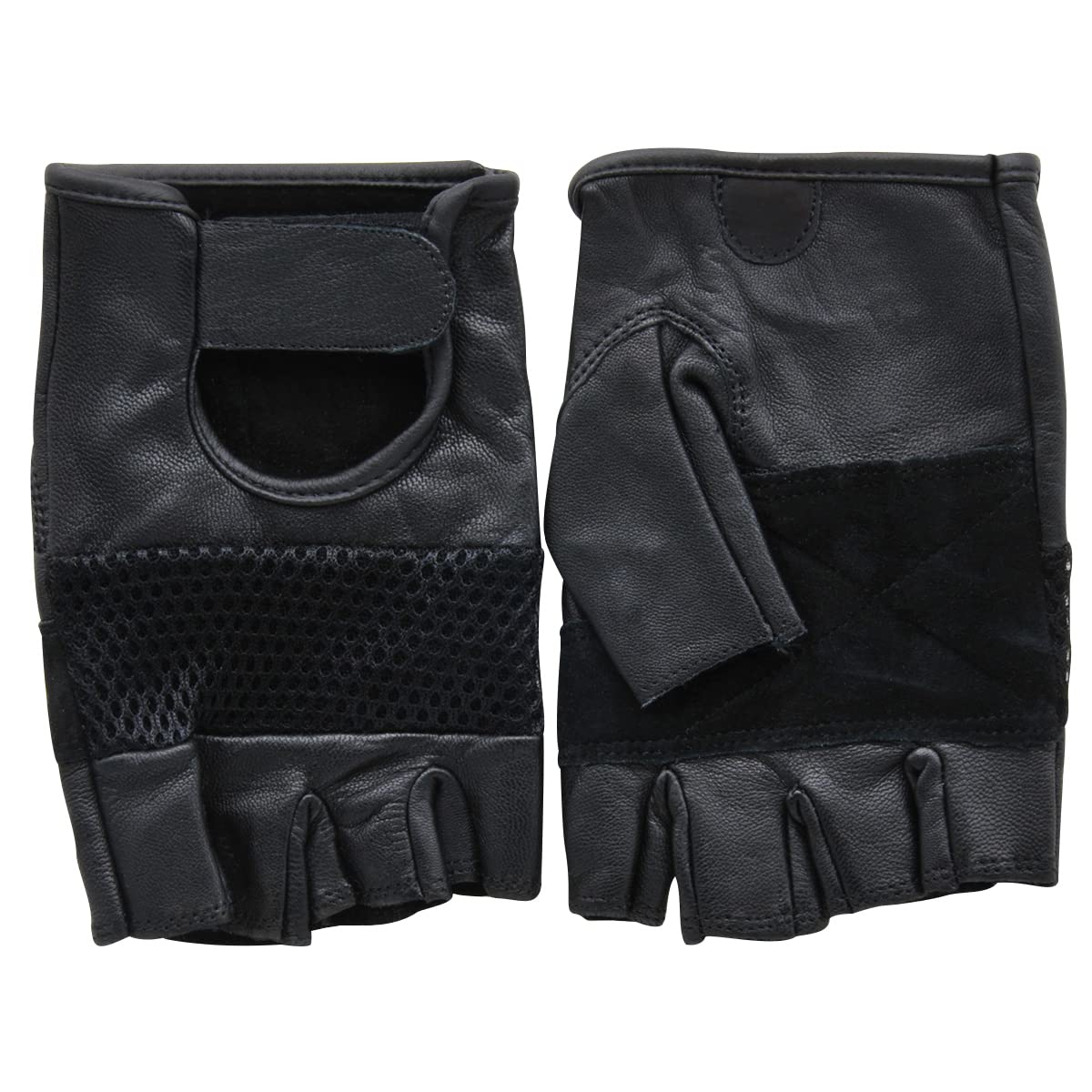 Foto 4 pulgar | Glove Roadpro 504896l Para Hombre, Piel De Palma Acolchada, Talla Xl, Color Negro - Venta Internacional.