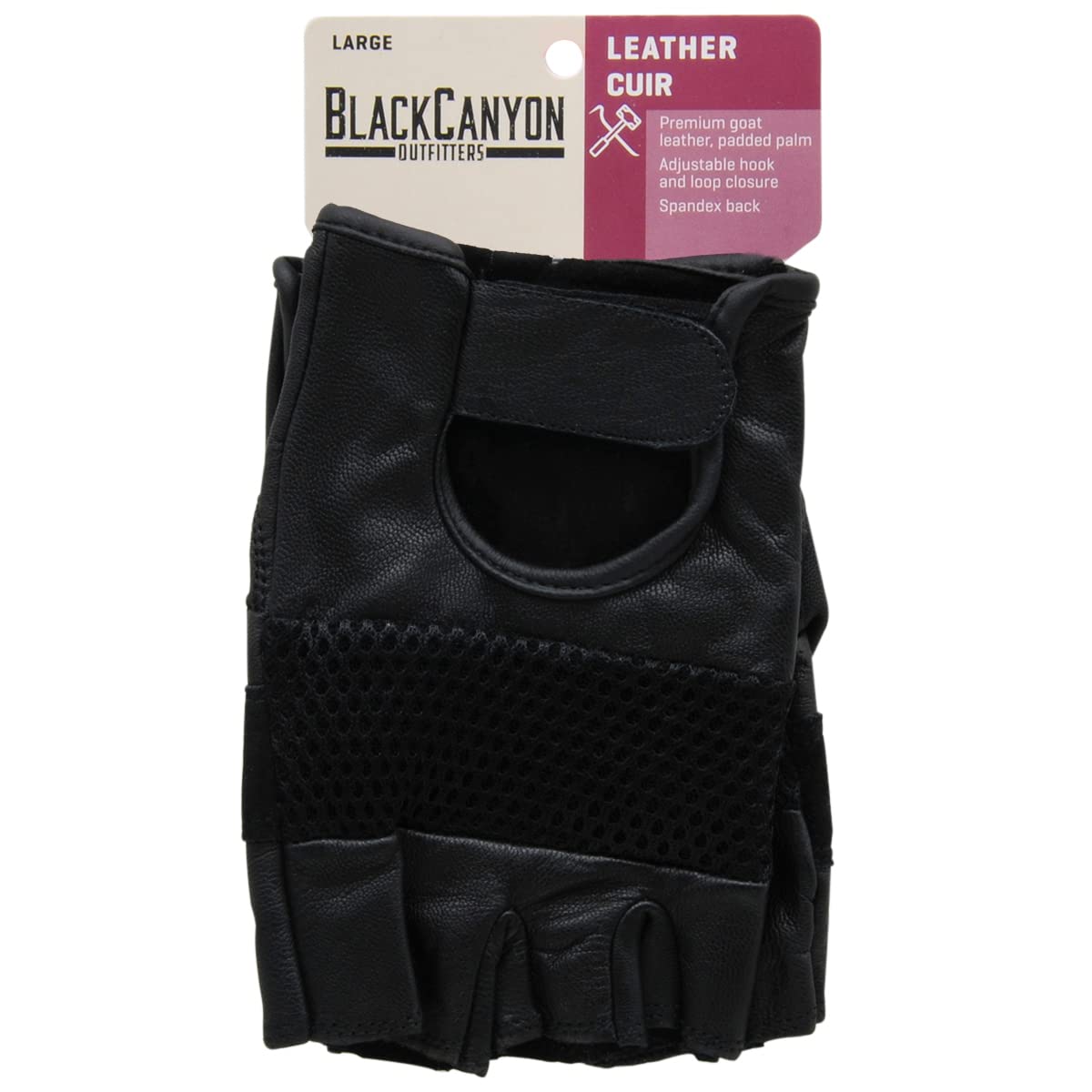 Foto 5 pulgar | Glove Roadpro 504896l Para Hombre, Piel De Palma Acolchada, Talla Xl, Color Negro - Venta Internacional.